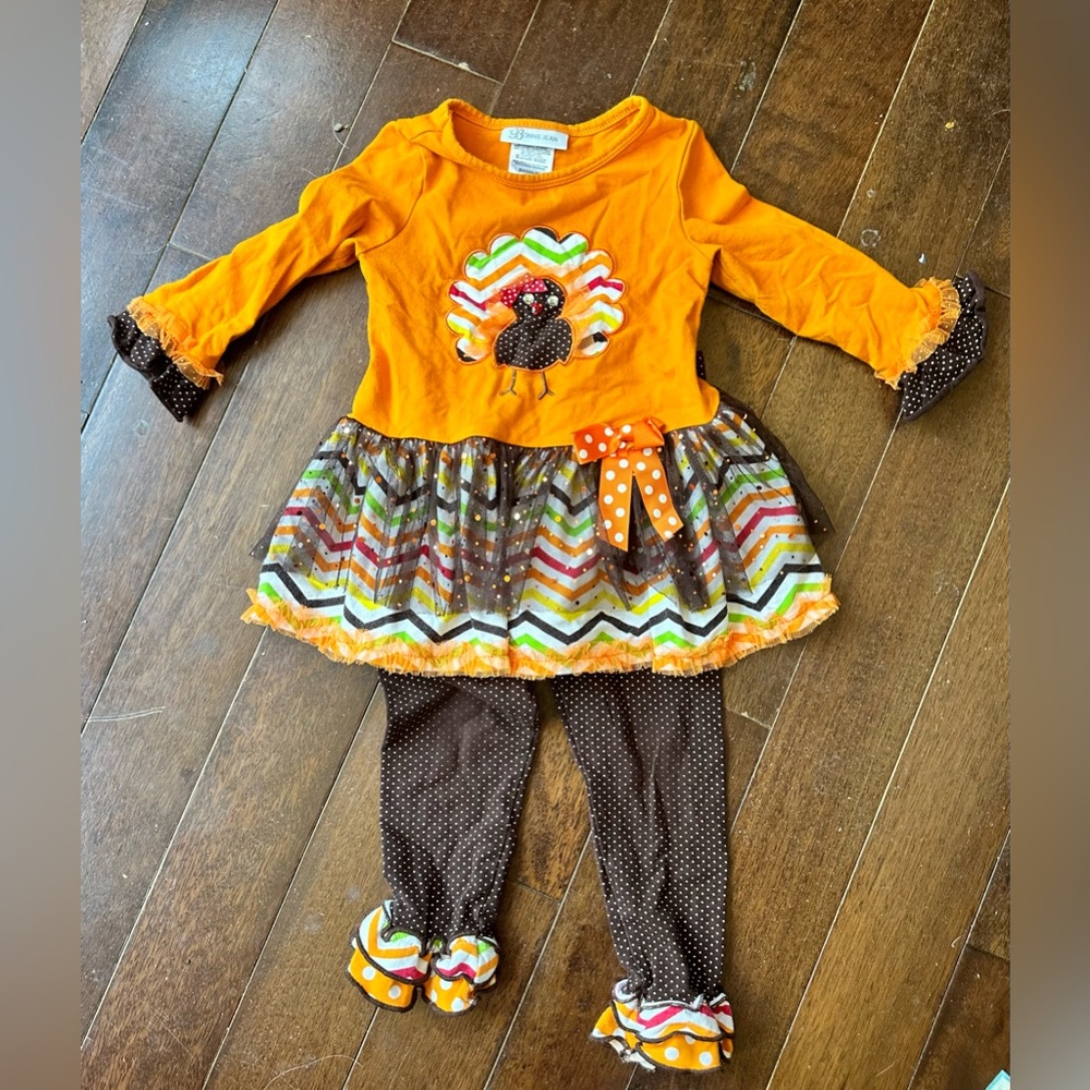 Bonnie Jean 3T turkey outfit